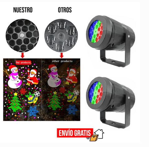 Proyector Navideño Mágico 3D