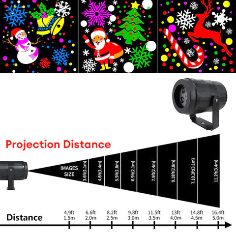 Proyector Navideño Mágico 3D